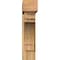 Ekena Millwork Merced Block Rough Sawn Bracket w/ Offset Brace, Western Red Cedar, 8"W x 30"D x 34"H BKT0806X30X34MRC05RWR - alternate 3